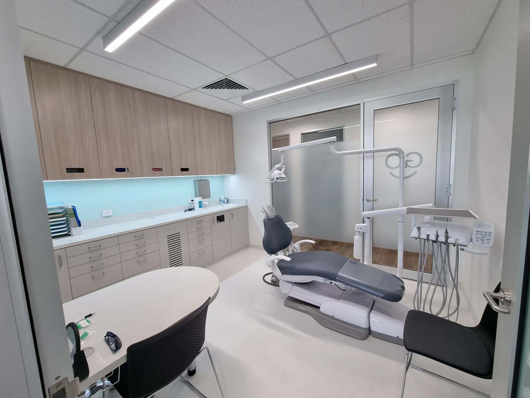 Modern orthodontic treatment room at the Blackwood clinic