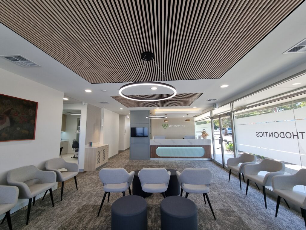 The Go Orthodontics Blackwood waiting room