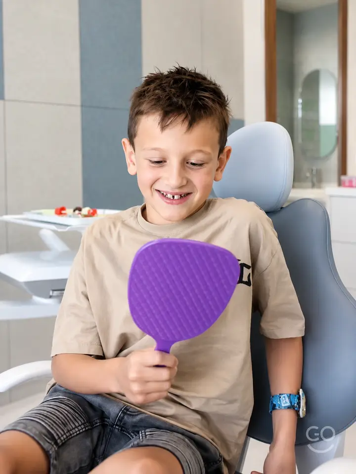 Go Orthodontics child patient during orthodontic care