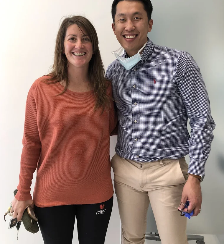 Dr Shaun Goh with an adult Go Orthodontics patient