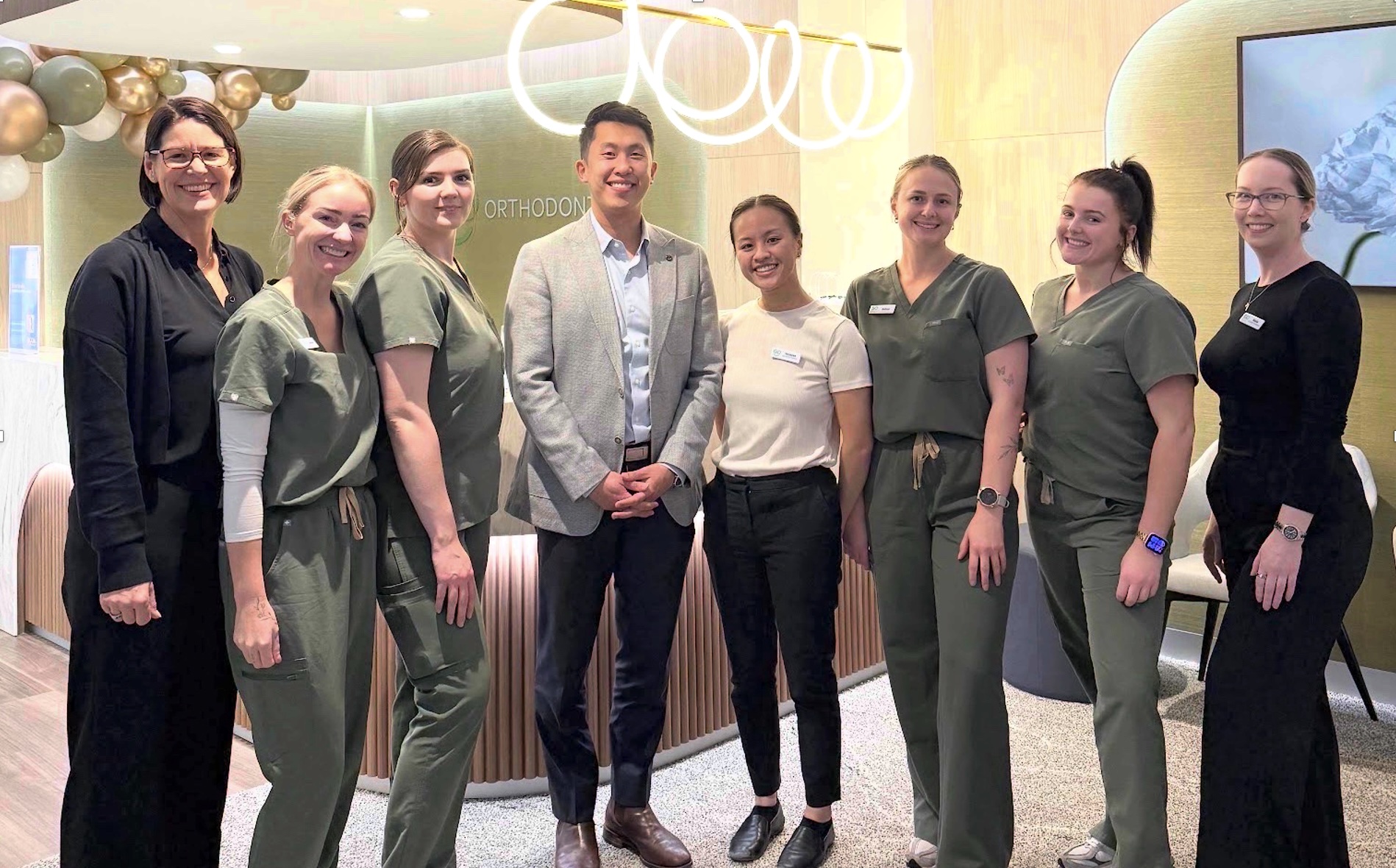 The Go Orthodontics team together at the Kensington Park clinic